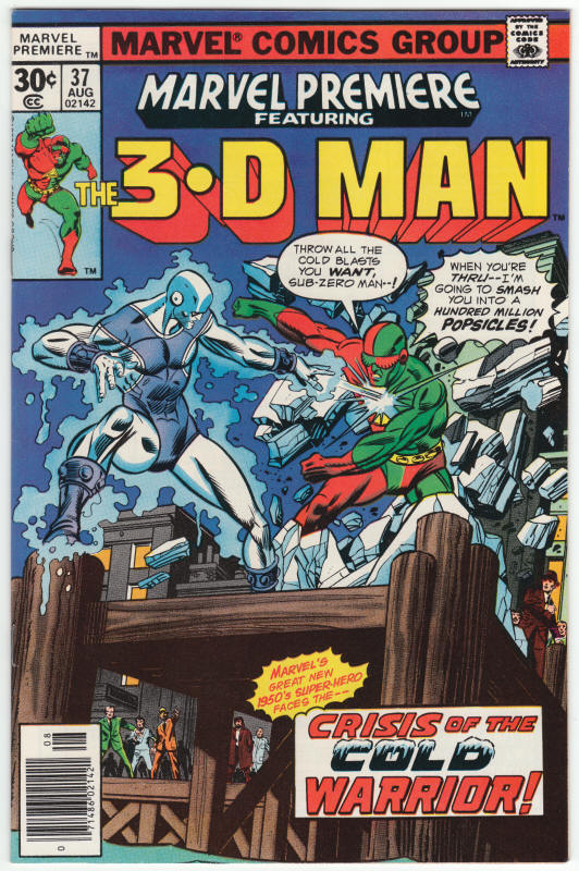 Marvel Premiere 37 3D Man front cover
