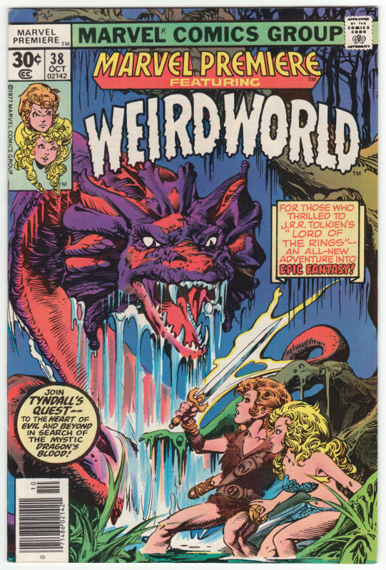 Marvel Premiere 38 Weirdworld front cover