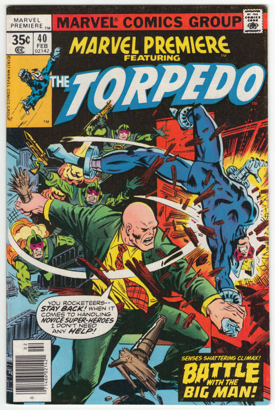 Marvel Premiere 40 Torpedo front cover