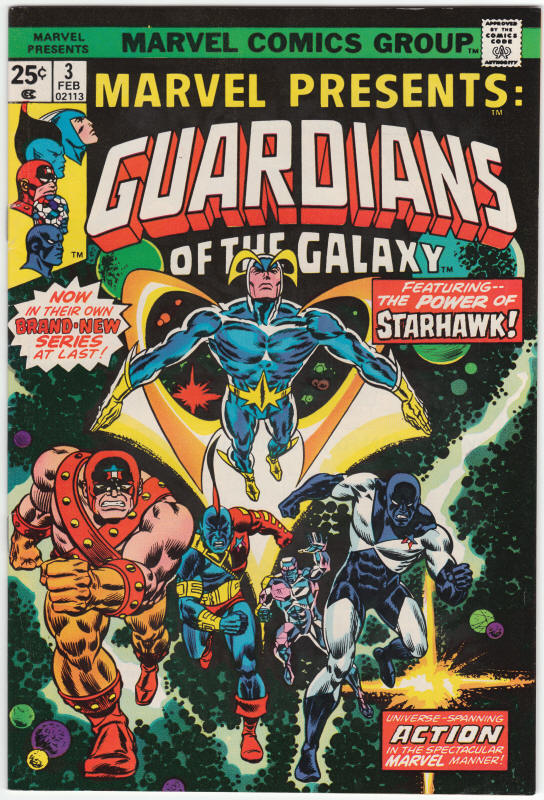 Marvel Presents #3 Guardians Of The Galaxy front cover