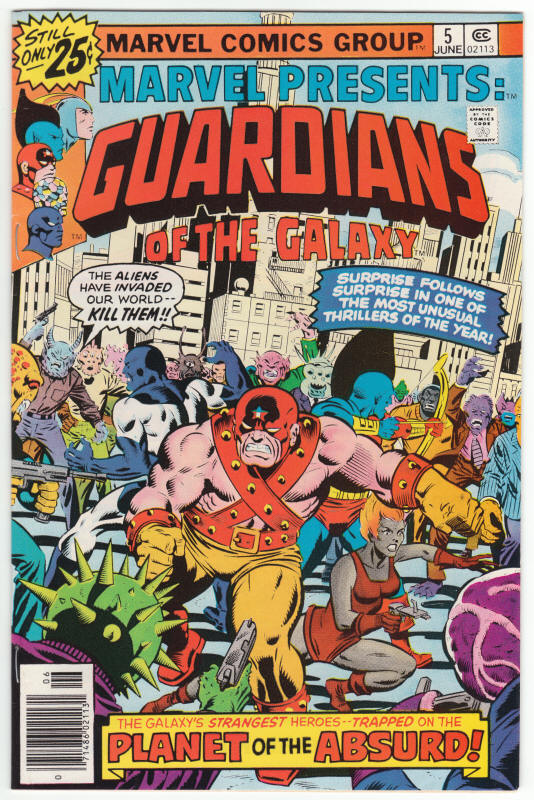 Marvel Presents Guardians of the Galaxy #5 front cover