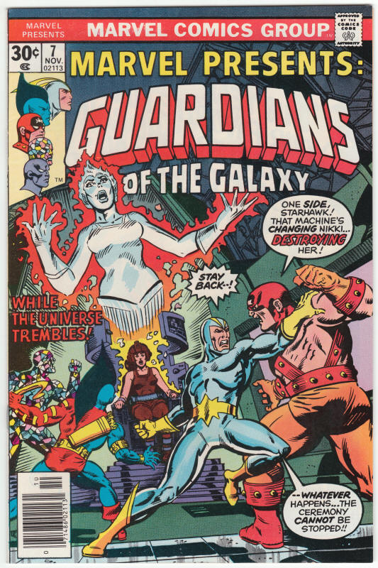 Marvel Presents #7 Guardians Of The Galaxy front cover