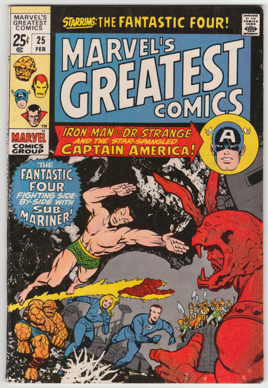 Marvels Greatest Comics #25 front cover