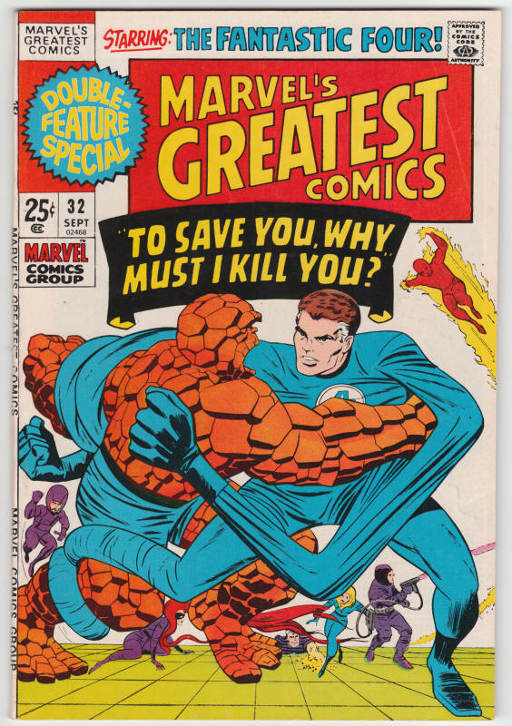 Marvels Greatest Comics #32 front cover