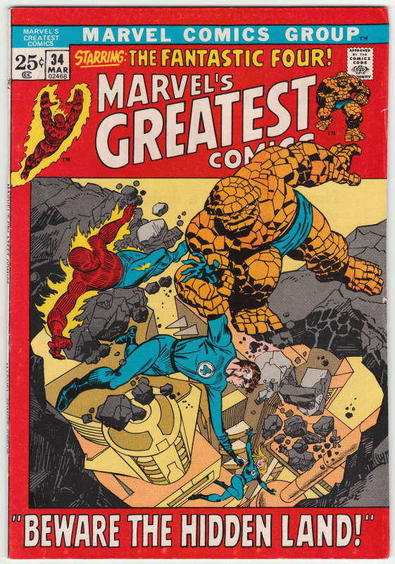 Marvels Greatest Comics #34 front cover
