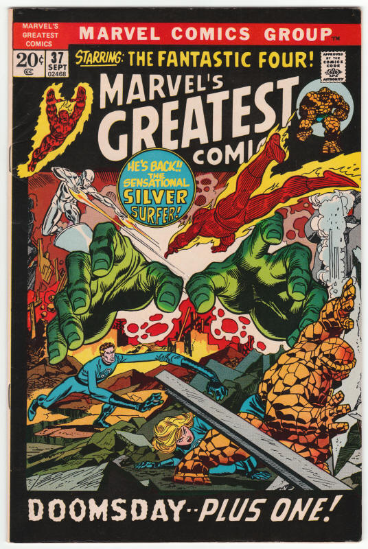 Marvels Greatest Comics #37 front cover