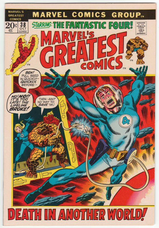Marvels Greatest Comics #38 front cover