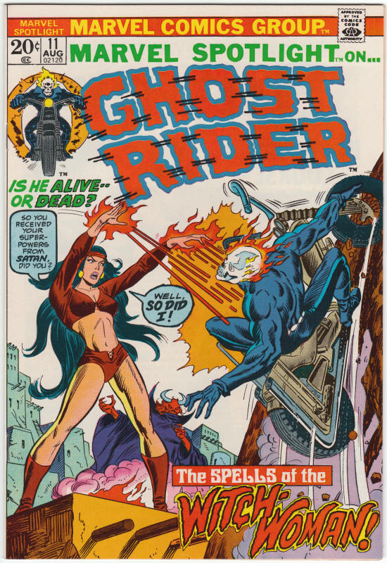 Marvel Spotlight #11 Ghost Rider front cover