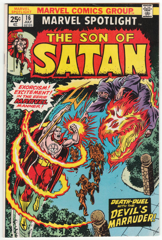 Marvel Spotlight #16 Son Of Satan front cover