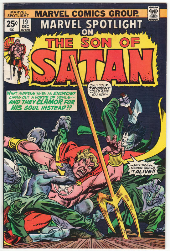 Marvel Spotlight #19 Son Of Satan front cover