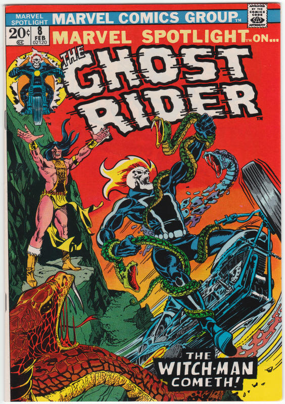 Marvel Spotlight #8 Ghost Rider front cover