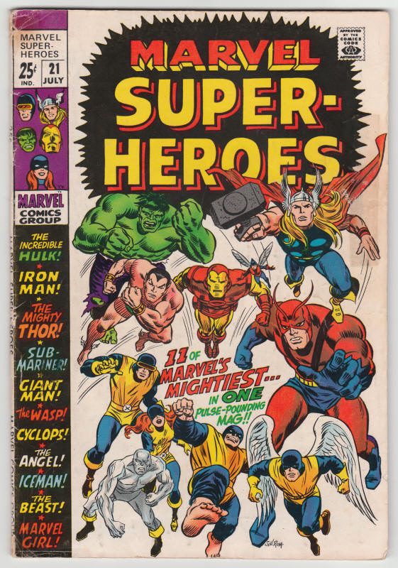Marvel Super-Heroes #21 front cover