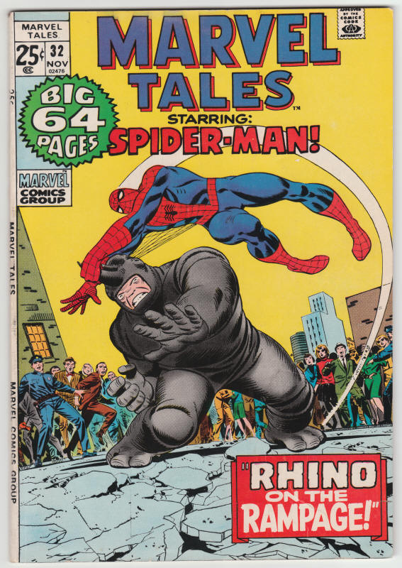 Marvel Tales #32 front cover
