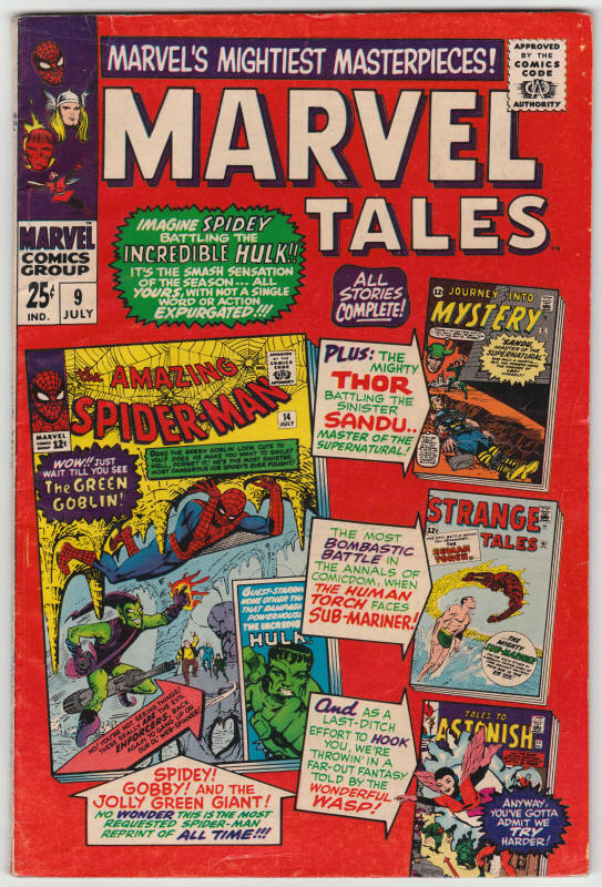 Marvel Tales #9 front cover