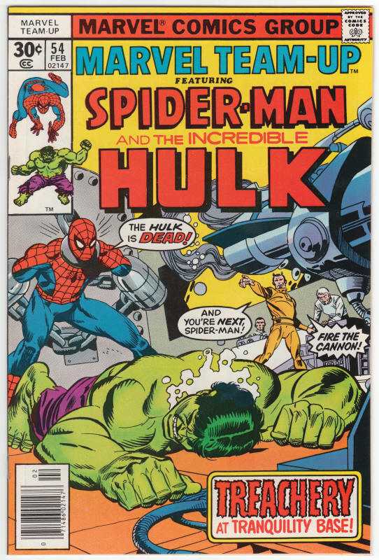 Marvel Team Up #54 front cover