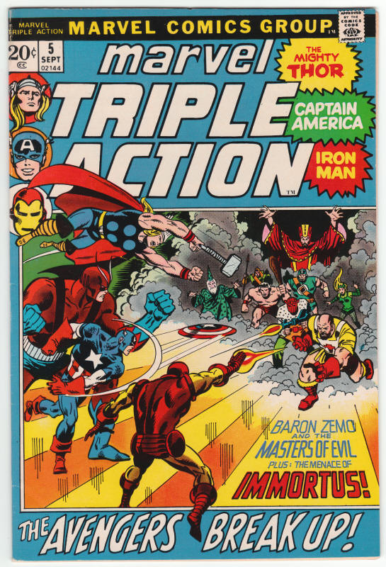 Marvel Triple Action #5 front cover