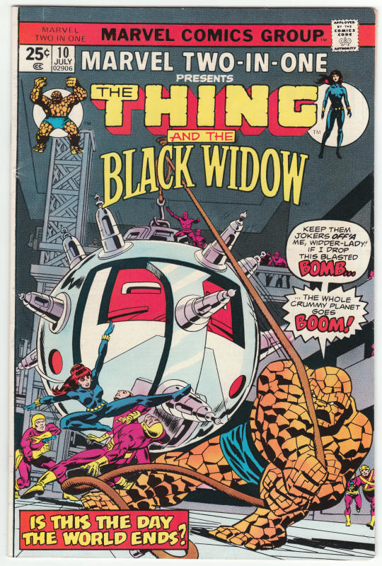 Marvel Two-In-One #10 front cover