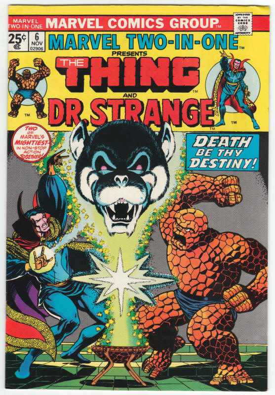Marvel Two-In-One #6 front cover