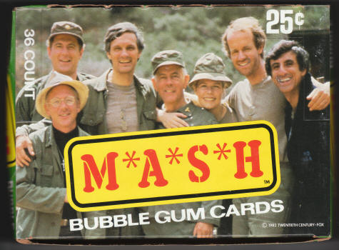 1982 Donruss MASH Trading Cards Wax Box