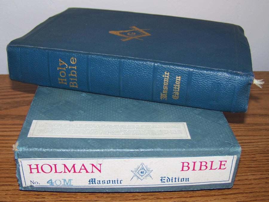 Holy Bible Masonic Edition with Original Box
