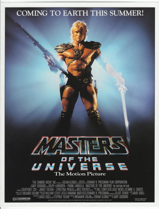 Masters of the Universe Promo front