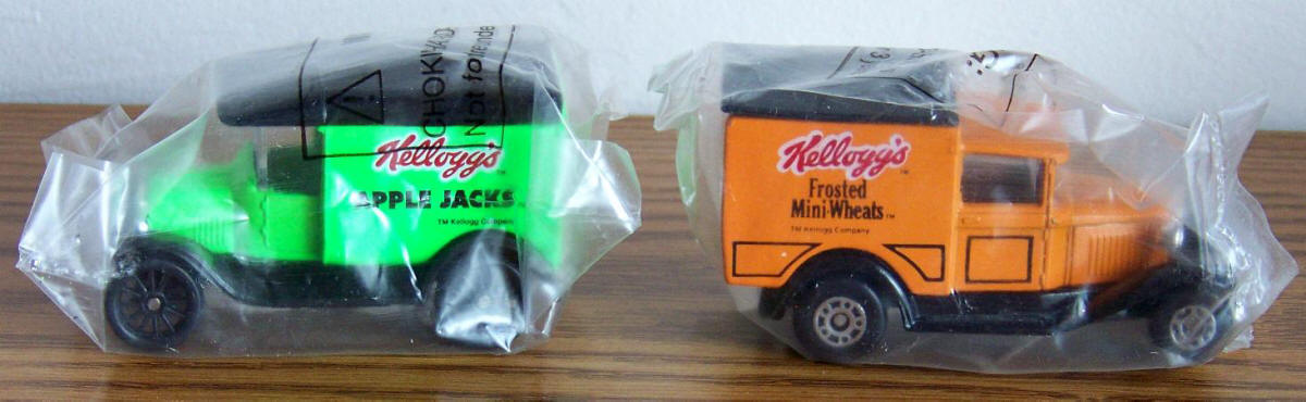 Kelloggs Matchbox Collector Trucks Cereal Premiums