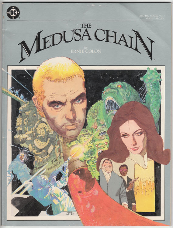 DC Graphic Novel 3 The Medusa Chain front cover