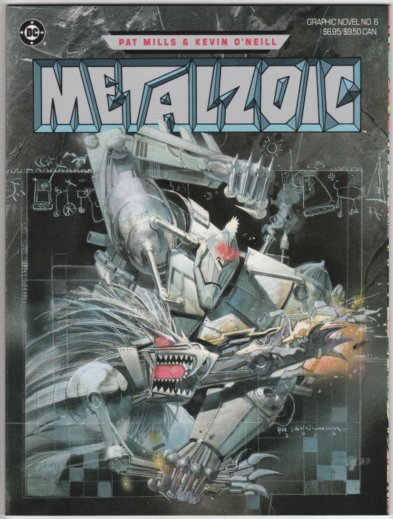 DC Graphic Novel #6 Metalzoic front cover