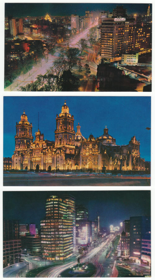 1970s Mexico City Post Cards