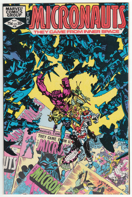 Micronauts #39 front cover