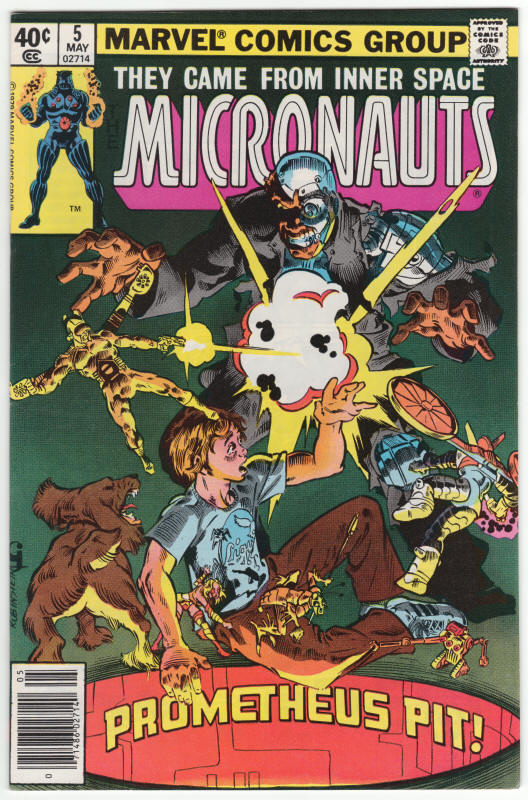 Micronauts #5 front cover