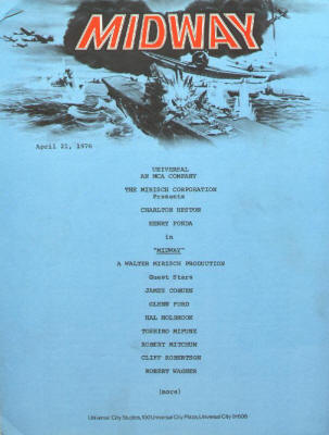 Midway Press Kit Booklet Cover