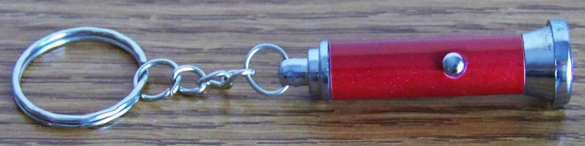 Miniature Flashlight Toy Keychain