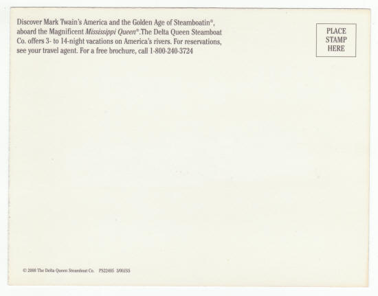 Mississippi Queen Post Card