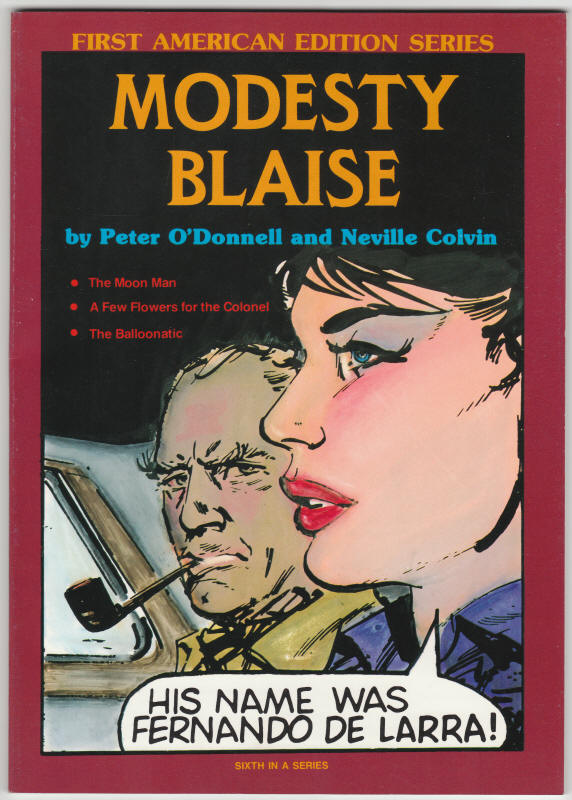 Modesty Blaise First American Edition Series Book 6