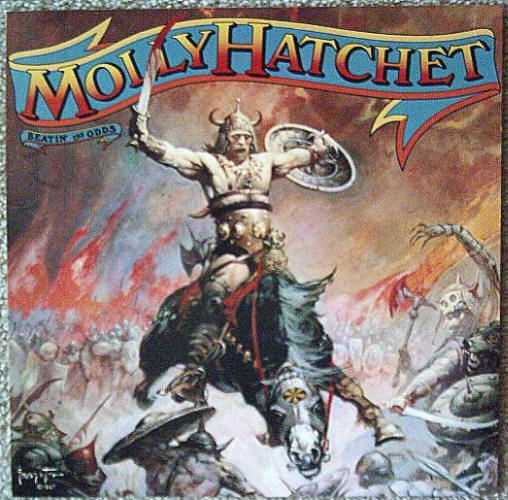 Molly Hatchet Album Promo Frank Frazetta Artwork