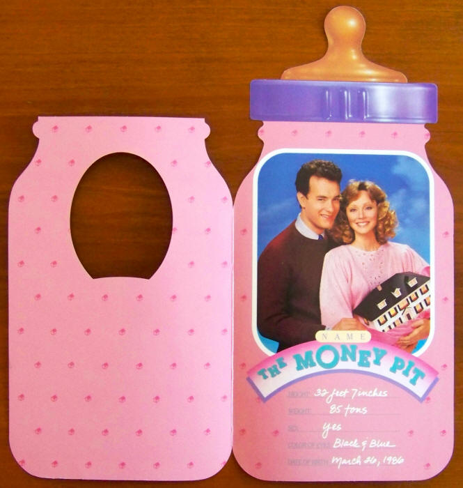 The Money Pit Movie Promo Card
