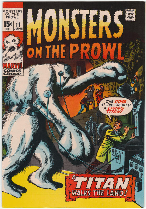 Monsters On The Prowl #11 front cover