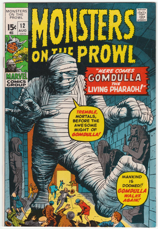 Monsters On The Prowl #12 front cover
