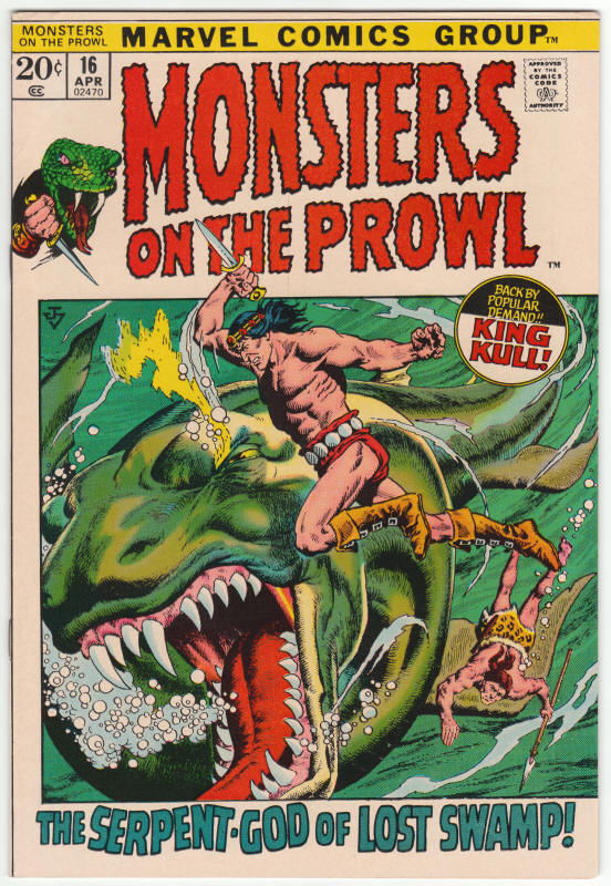 Monsters On The Prowl #16 front cover