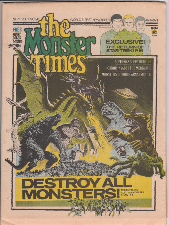 The Monster Times #26 front cover