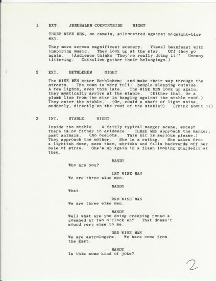 Monty Pythons New Film Life Of Brian Screenplay