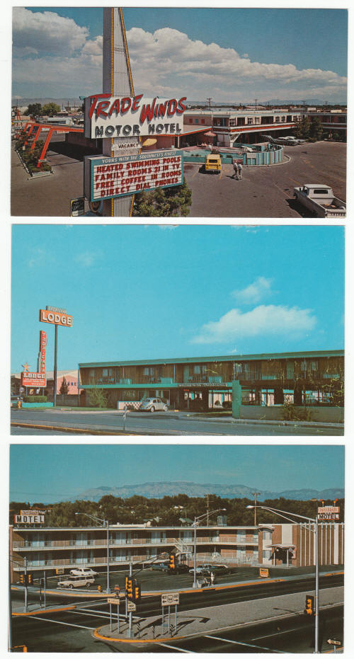 1960s New Mexico Hotel Motel Post Cards