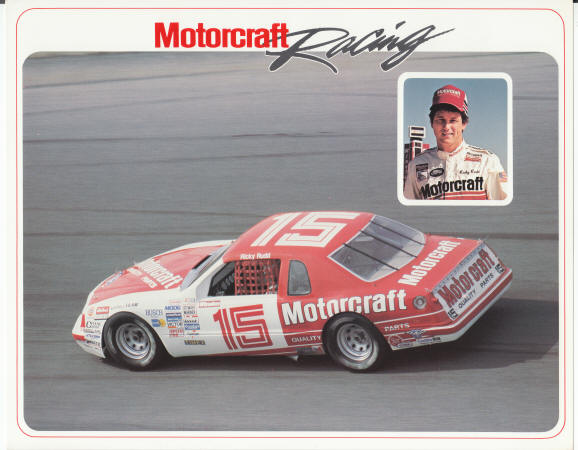 Ricky Rudd in a Winston Cup Series Ford Thunderbird