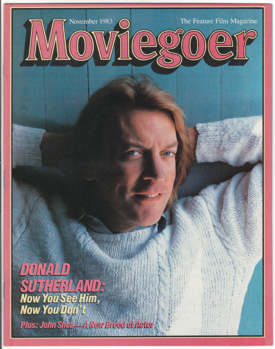 Moviegoer Volume 2 #11 November 1983 front cover