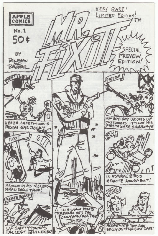 Mr Fixitt 1 Ashcan Edition front cover
