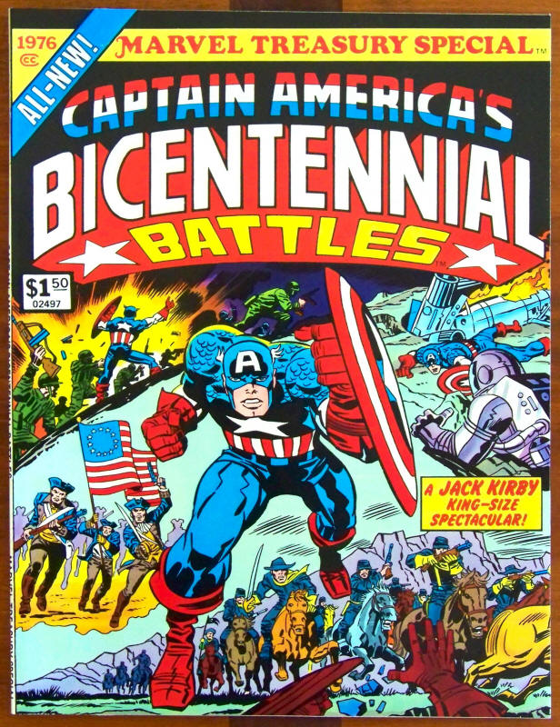 Captain Americas Bicentennial Battles front cover