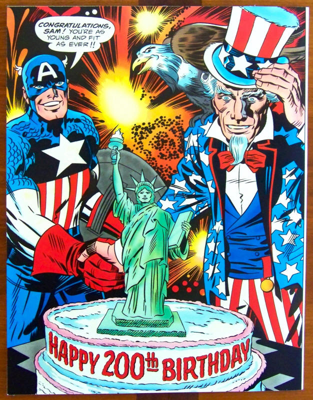 Captain Americas Bicentennial Battles back cover