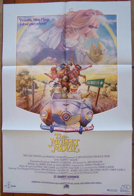 1979 The Muppet Movie Soundtrack Insert Poster