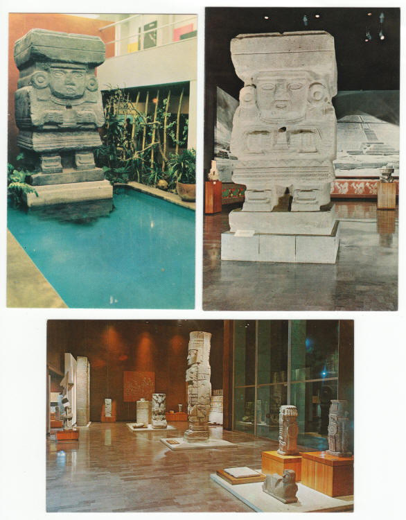 National Museum Of Anthropology Post Cards Mexico City